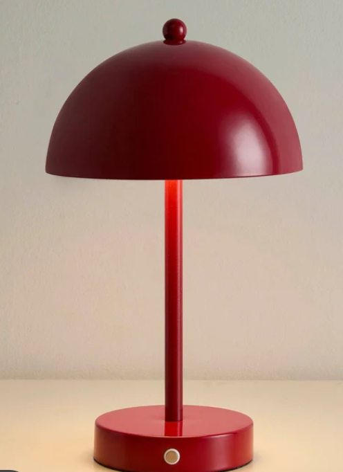 Cerise LED Rechargeable Wireless Table Lamp